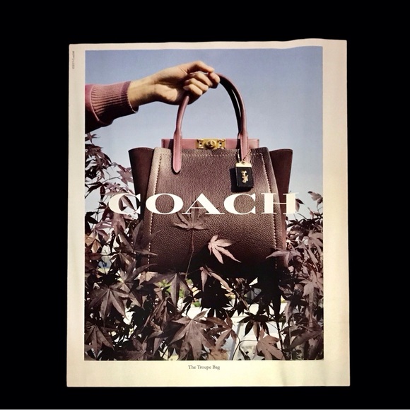2019 Coach “The Troupe Bag” Advertising Print - Picture 4 of 4